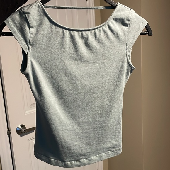 Garage Backless Top | Blue/Grey Colour - Picture 6 of 7